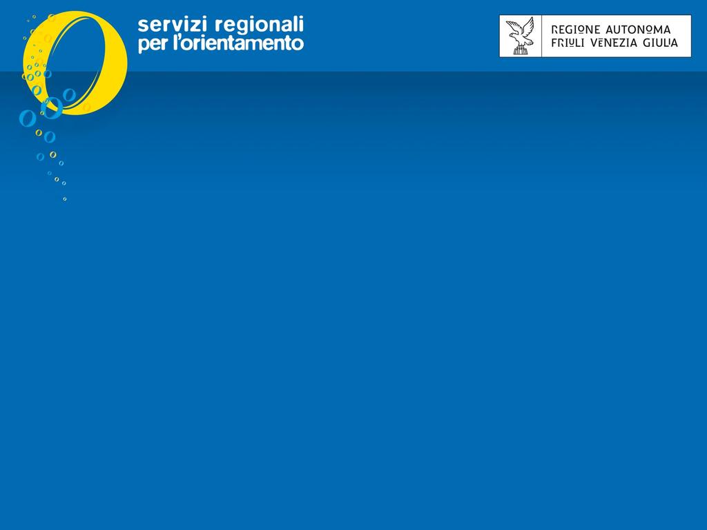 Catalogo regionale dell offerta orientativa in Friuli Venezia Giulia Valorizzare e disseminare esperienze di qualità per promuovere il benessere a scuola e supportare la