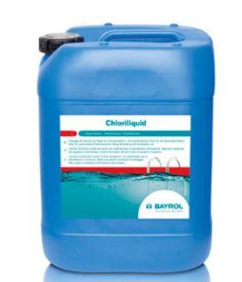 2 Prodotti per il mantenimento della vasca Cloro BY1134115 Cloro liquido ideale per sistemi automatici di dosaggio. Non causa incrostazioni sull'iniettore del prodotto.