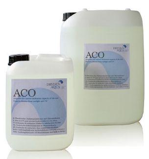 7 ACO DR20021 solo per vasche esterne Aco è un prodotto altamente innovativo ed ecofriendly che disinfetta l'acqua, aumentando il naturale potere di disinfezione del sole.