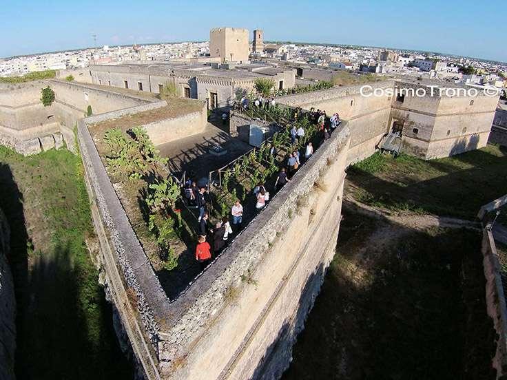 Secondo fonti archivistiche, infatti, sulle parti alte delle mura e dei camminamenti erano stati realizzati giardini pensili coltivati a vigneto, oliveto, cereali, ecc.