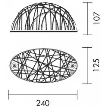 Codice: LOMLB2422N NIDO TONDA 240 - diffusore policarbonato semitrasparente 14,41 Codice: BMG00215 plafoniera stagna 1*18W Con reattore elettronico e lampade 11,47 Codice: BMG00217 plafoniera stagna