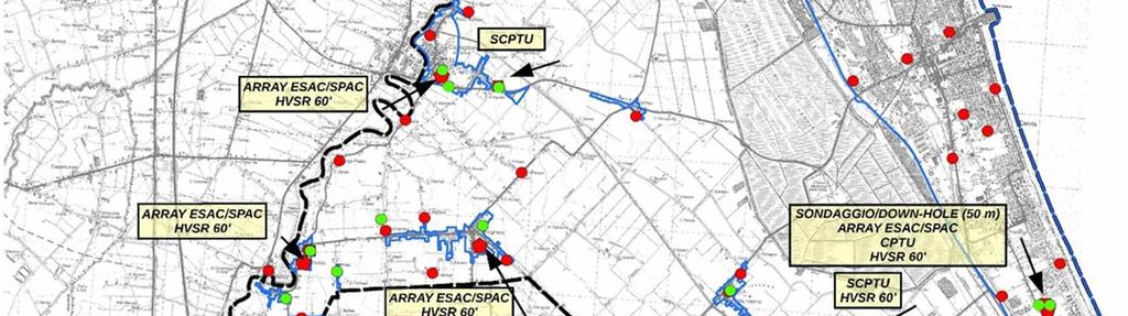 (CPTU) e geofisiche (SCPTU; ESAC/SPAC sono state eseguite