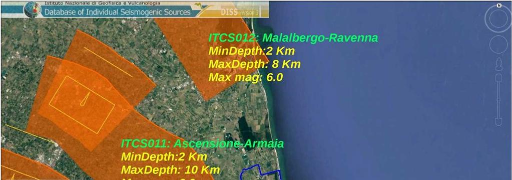 La MS di Cervia: le analisi la risposta sismica locale La pericolosità sismica di base: