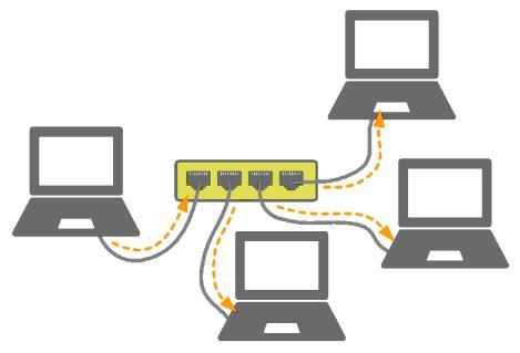 Gestione cablaggi e indirizzi IP 12 Gestione guidata delle operazioni sui cablaggi e sugli indirizzi IP: creazione di nuove catene di cablaggio agendo su ciascuna interfaccia di rete di ogni