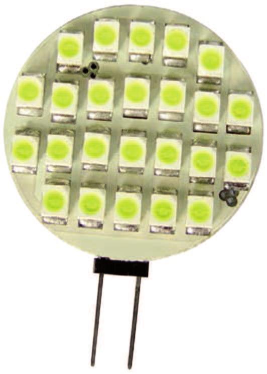 vista 10 18Vca solo PWM 30 40 LAMPADA A DISCO Ø 28 mm - Base G4 - AMPIO RANGE DI ALIMENTAZIONE 5942630 1,2 85-100 110