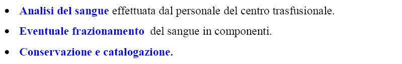 Il caso dell AVIS Attività primarie Attività di supporto materiali in ingresso Lavorazione distribuzione Approvvigionamento Marketing