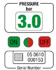 ampere dalla targa del motore della pompa. Premere il pulsante A (led verde acceso) e impostare il valore sul display con i pulsanti + (più) e - (meno). Passo 0,5 A.