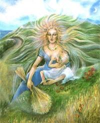 Demetra Demetra (in greco Madre terra o Madre dispensatrice ) è sorella di Zeus e nella mitologia greca è la dea del grano e dell agricoltura, artefice del ciclo delle stagioni, della vita e della