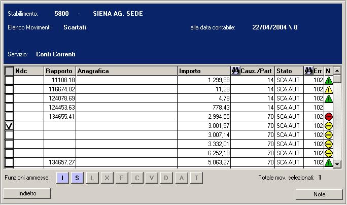 Passaggio automatico Flussi Quali Soluzioni - Esempi 1.