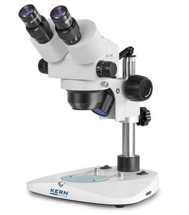 Stereomicroscopio zoom OZL-45 4 LAB LINE Stereomicroscopio zoom con o senza illuminazione alogena, per laboratori, centri di formazione, controllo qualità o agricoltura OZL 451 OZL 453 Con