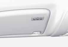 03 Ambiente di guida HomeLink * Generalità HomeLink è un telecomando programmabile in grado di gestire fino a tre dispositivi (ad esempio portone del garage, antifurto, illuminazione esterna e