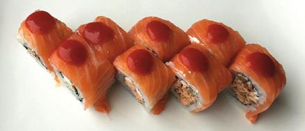 tonno 12,00 48 Rainbow Roll salmone cotto,  salmone