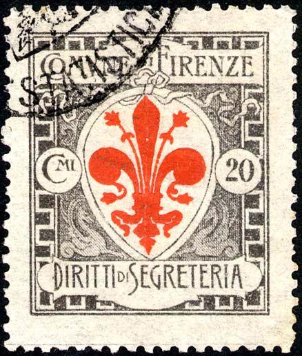 Segreteria 1921/< Carta bianca, liscia. Stampa mm. 24x28,5.