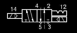 TA-B-6 X 45 AXT5-13 ( Su richiesta ) Caratteristiche delle opzioni Disponibile attacco R1/R: ntrata di pressione R1= pressione P1 R= pressione P pressure, < P1=P * Su richiesta Caratteristiche