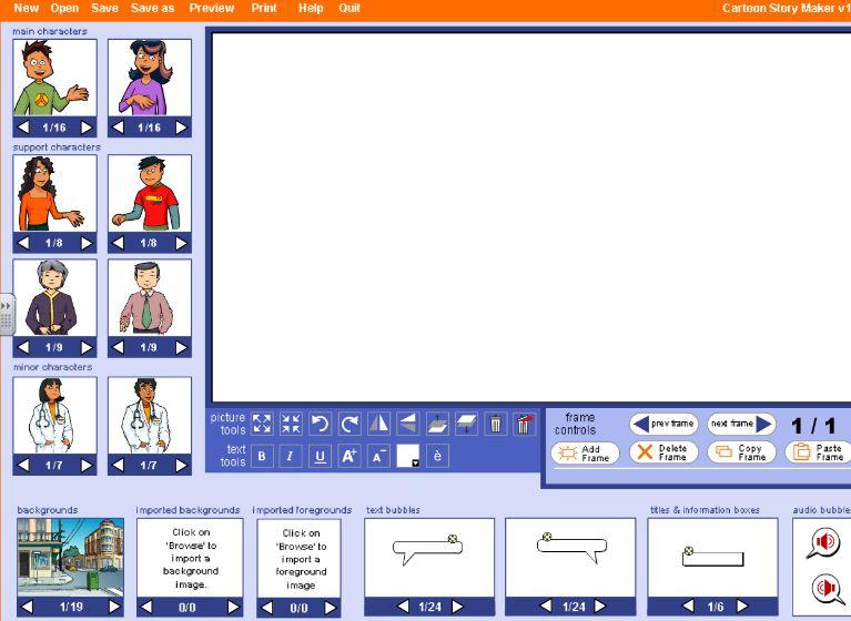 Il fumetto parlante : Cartoon Story Maker Indicazioni per il download e l utilizzo a questo indirizzo.
