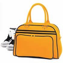 685.29 Bag Base BG75 Borsa Bowling Retro 600D poliestere, chiusura con cerniera, tasca frontale con zip, numerose tasche con zip integrate, adatta per il ricamo, capacità: 23