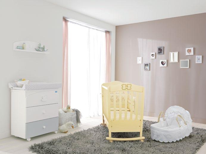 Prestige Marilyn magnolia, bianco magnolia, white accessori accessories Lettino Marilyn cm. 09x65x02 h Bagnetto fasciatoio Little Star cm.