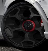 RUOTE IN LEGA 17" SPECIFICHE ABARTH - Cerchi in lega a 5 razze doppie, BRUNITI, 6,5J