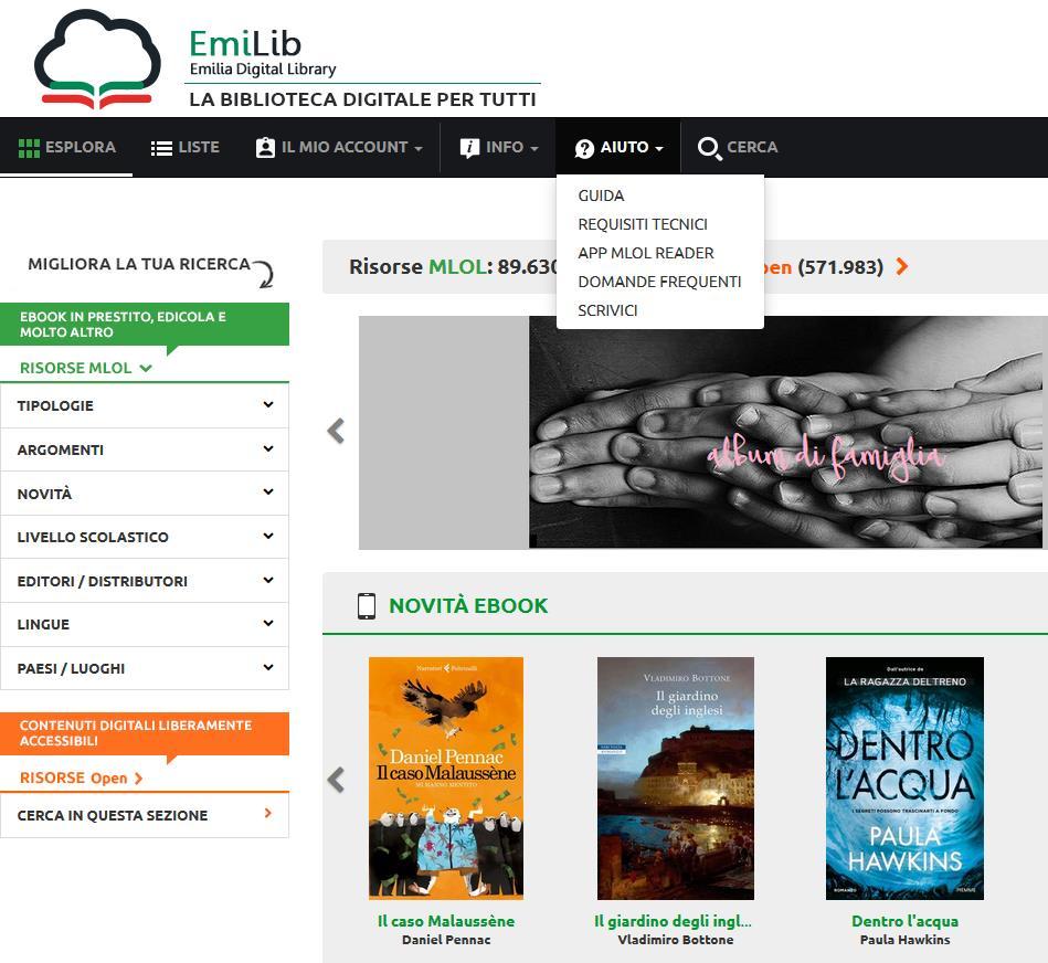 In homepage c è la