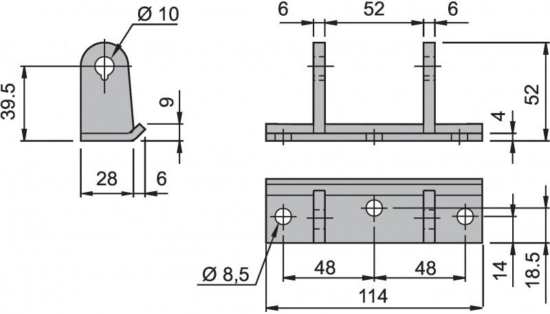 cerniera di ruotare 270.