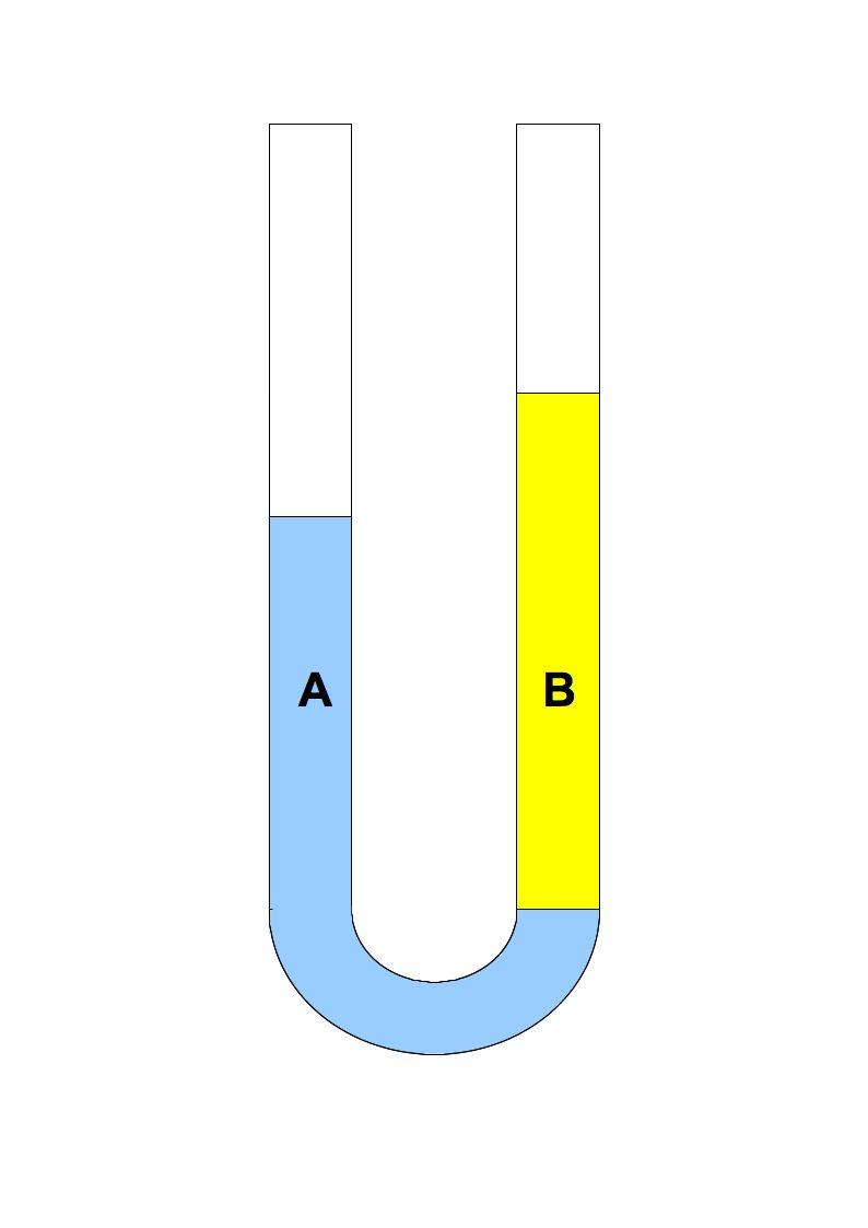 Equilibrio dei corpi rigidi e dei fluidi 9 4.4. Equilibrio dei fluidi Definizione Un fluido è in equilibrio quando la pressione rimane costante in ogni suo punto.