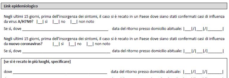 SCHEDA ALLEGATA A NOTA