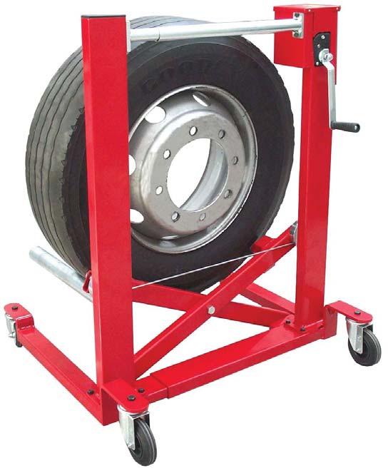 MWL-T Carrello Sollevatore Manuale per Ruote Camion Manual Truck Wheel Lifter Trolley Peso Massimo Ruota Maximum Wheel Weight 150 Kg Altezza