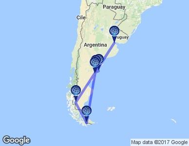 DESTINAZIONE PATAGONIA 2017 12 giorni, 9 notti QUOTE DA: 2790 La Patagonia di Gruppo al miglior prezzo con i nostri Hotel cat Select ITINERARIO SPECIFICHE GALLERY E s clus iva L a t it ud Pa t a g o