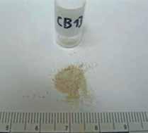 Immagini dei prodotti in cui è stata identificata la molecola Figura 1: Polvere in cui è stata rilevata la presenza del cannabinoide sintetico CRA-13 (Fonte: Direzione Centrale per l Analisi