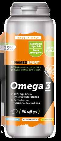 Facilmente digeribile Senza retrogusto ELEVATA PUREZZA SUPERFOOD Ω 25% DHA 3 35% EPA Omega 3_ Gli Omega 3_ sono acidi grassi definiti essenziali perché il nostro organismo non è in grado di