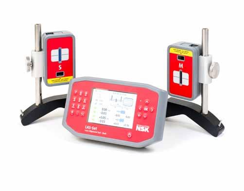 Allineamento di alberi - LAS-Set I sistemi di allineamento laser sfruttano la ripetibilità dei laser industriali ad alta precisione per effettuare le misurazioni.