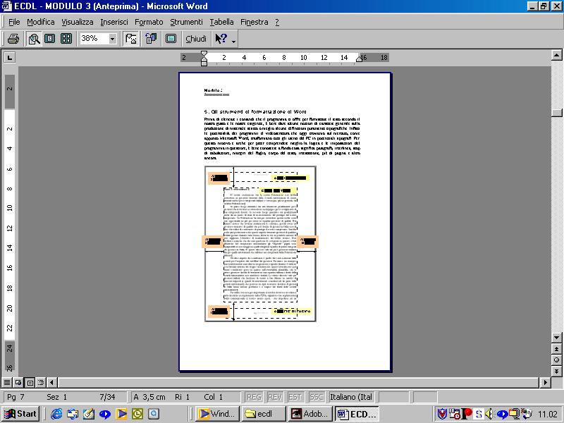 10. Stampa del documento Una delle operazioni più importanti che l utente di un programma di videoscrittura deve svolgere è sicuramente quella della stampa del documento creato.