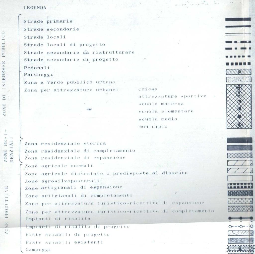 Figura 1 Estratto della Tav. 9 del PRG vigente e relativa legenda L area più prossima al corso d acqua è classificata come Area di rispetto per le zone d acqua (art.