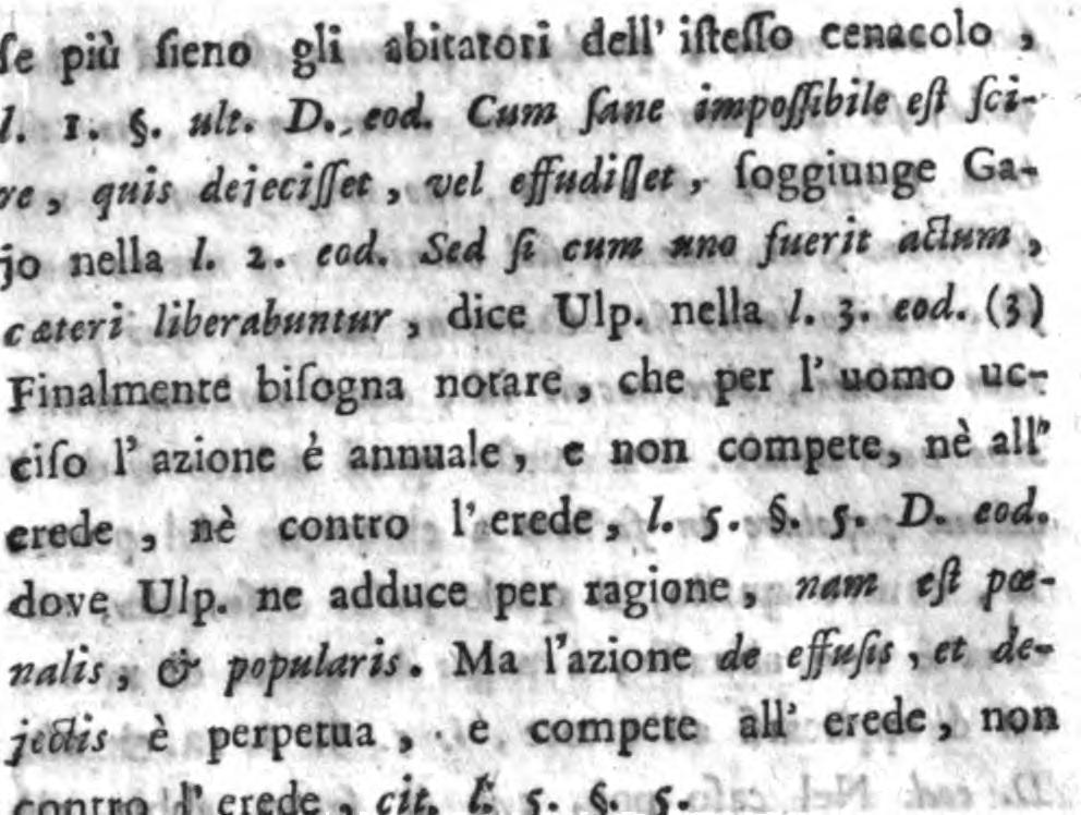 50 fe più iiieno gli вытащен Ше Го cenacolo 1. 1... ult. D.,n Cum рте ippoßbilc :ß fcif n, qui: смей!,wel efudign, (aggiunge С. jo nella 1. a. rad. Sd ß сит «ma funi: шит, смегабьетьипшт, dice Ulp.