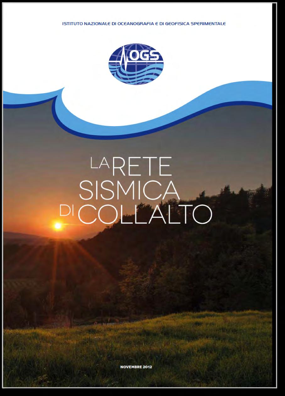 4.3 Attività di divulgazione scientifica Brochure della RSC Durante l autunno dell anno 2012 è stata realizzata una brochure descrittiva della RSC rivolta a istituzioni varie e a un pubblico non