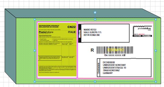 .1.2 Modello CN23 Se il valore del contenuto dichiarato supera i 300 DTS, l invio dovrà essere accompagnato anche dalla dichiarazione doganale CN23.