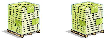 A. Pallet omogeneo per Stato estero In presenza di quantitativi di scatole tali da consentire la formazione di pallet dedicati (almeno 0,5 m³) per singolo Stato estero, è preferibile comporre un