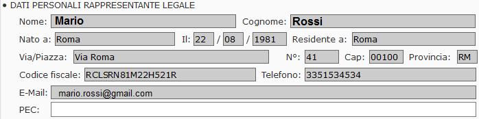 Scheda organizzazione di volontariato