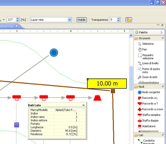 Tecnologia INDO Disegnare gli elementi non soltanto come linee e punti Ora è possibile, grazie alla tecnologia INDO (Irrigation Network Data