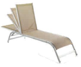SANTORINI Sunbed Stackable model is ideal for swimming pool, relax area in hotel _