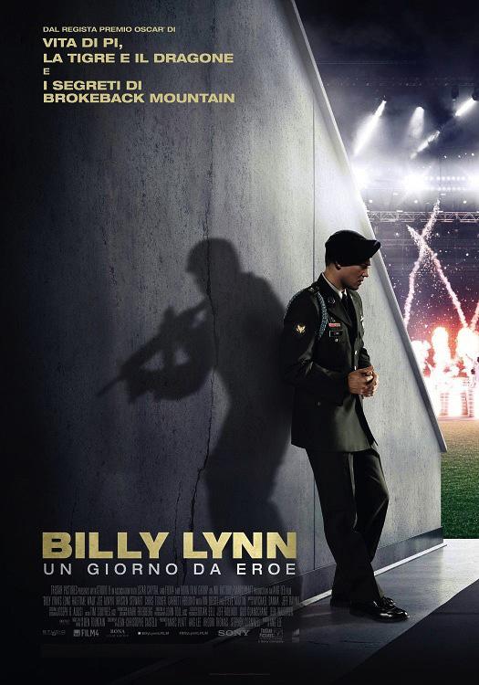 11 ottobre BILLY LEAN UN GIORNO DA EROE di Ang Lee Con: Joe Alwyn, Kristen Stewart, Vin Diesel, Garrett Hedlund, Steve Martin I soldati della squadra Bravo, di cui fa parte il 19enne Billy Lynn,