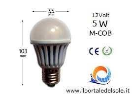 10 (esempio di lampadina LED commerciale con tecnologia "M-COB", funzionante a 12/24Volt) Oppure, per chi vuole cimentarsi nel "fai-da-te", è anche possibile autocostruirsi con facilità le proprie