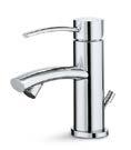 art. 60625 Miscelatore monocomando per bidet con scarico da 1 1/4. Flessibili di alimentazione F3/8. Cartuccia da 35 mm a dischi ceramici. Single lever bidet mixer with 1 1/4 pop-up waste set.