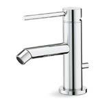 art. 61325 Miscelatore monocomando per bidet con scarico da 1 1/4. Flessibili di alimentazione F3/8 (per finitura 31 tubetti di alimentazione Ø 10 mm.).