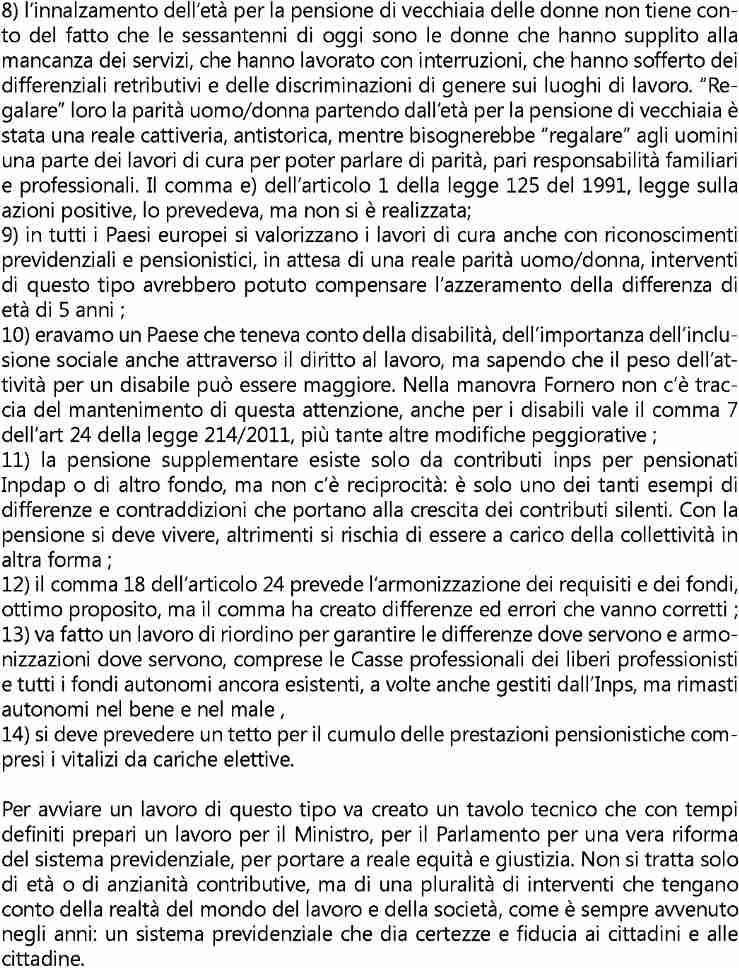 ATTUALITÀ POLITICA Lavoro Welfare