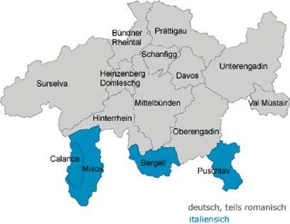 Le aree di lingua romancia e tedesca www.awt.gr.