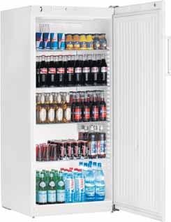 Frigoriferi ventilati Refrigerazione I frigoriferi universali con raffreddamento a ricircolo d aria di Liebherr sono ideali anche per raffreddare rapidamente i cibi freschi appena riposti.