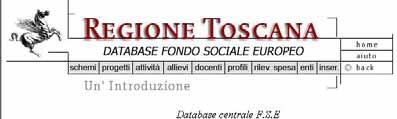 inserire in minuscolo l Account e relativa Password di accesso al Database, assegnati dalla Regione Toscana; 3. nella home page del Database cliccare sul link Attività (sulla barra grigia in alto); 4.