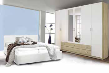 composta da: letto, 160x200 cm e armadio, LxAxP: 250x220x63 cm,