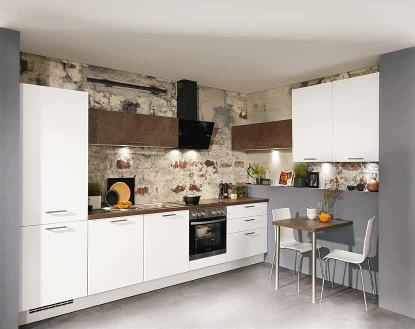 NUOVA apertura finalmente casa CUCINE -60% adattabile a vostro CUCINA COMPLETA, come da foto, colore: bianco e bronzo, 340x240 cm, incl.